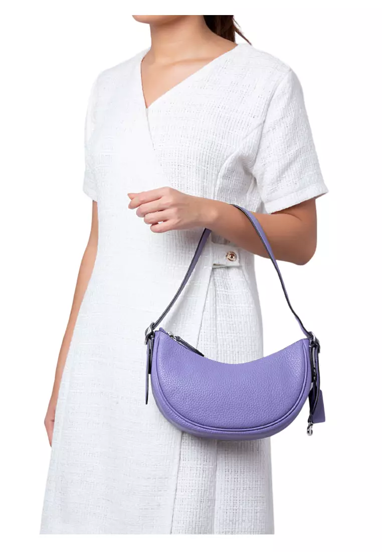 Coach Luna Shoulder Bag Light Purple