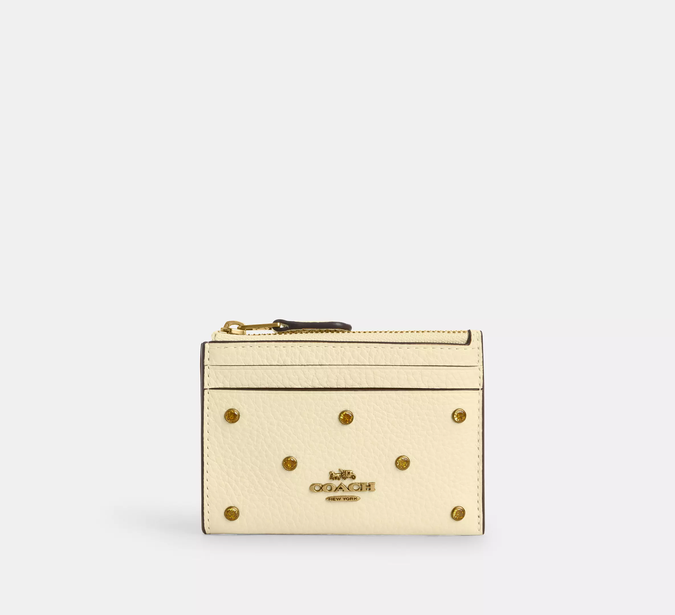 COACH Mini Skinny Id Case With Crystal
