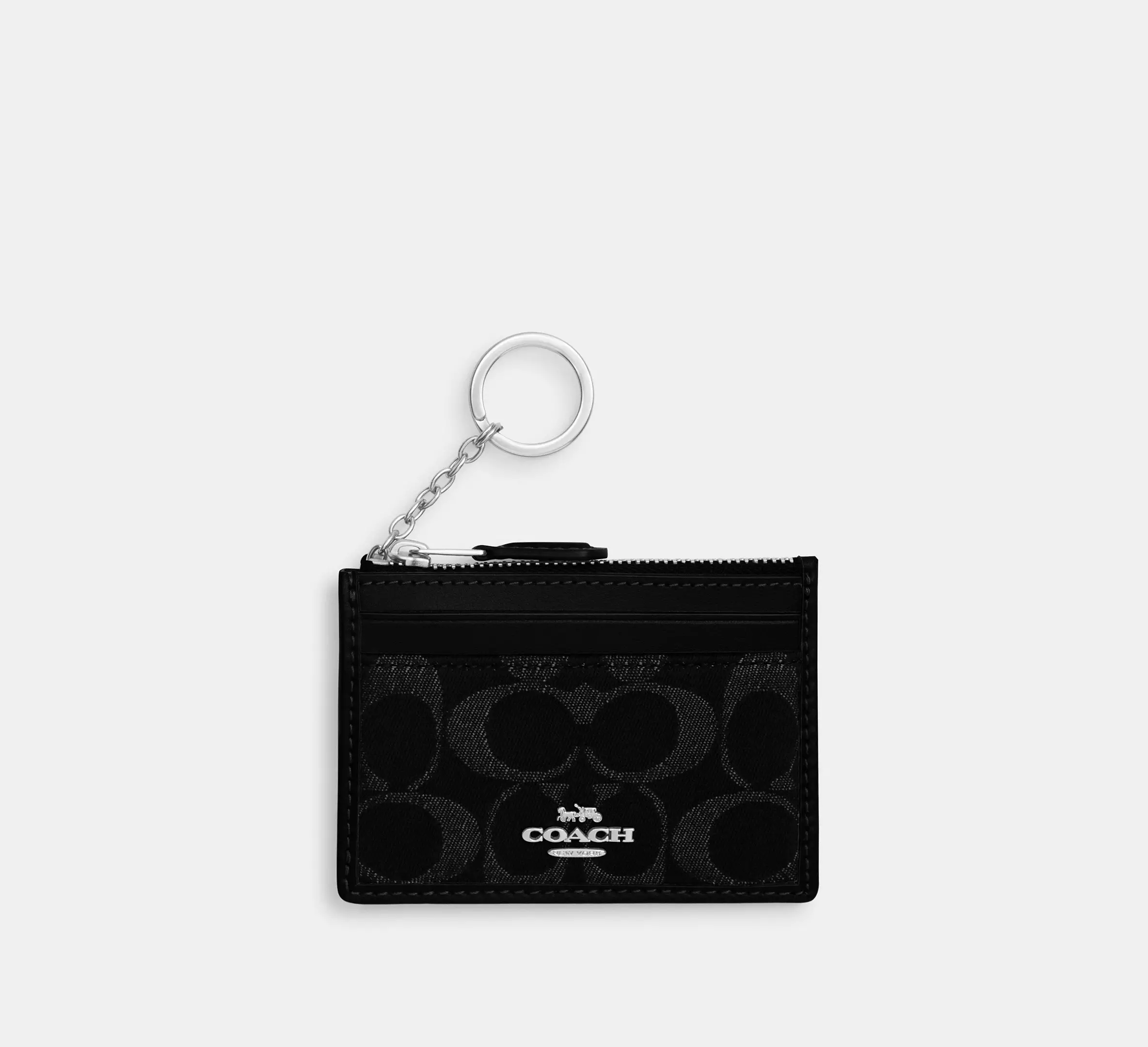 COACH Mini Skinny Id Case In Signature Denim