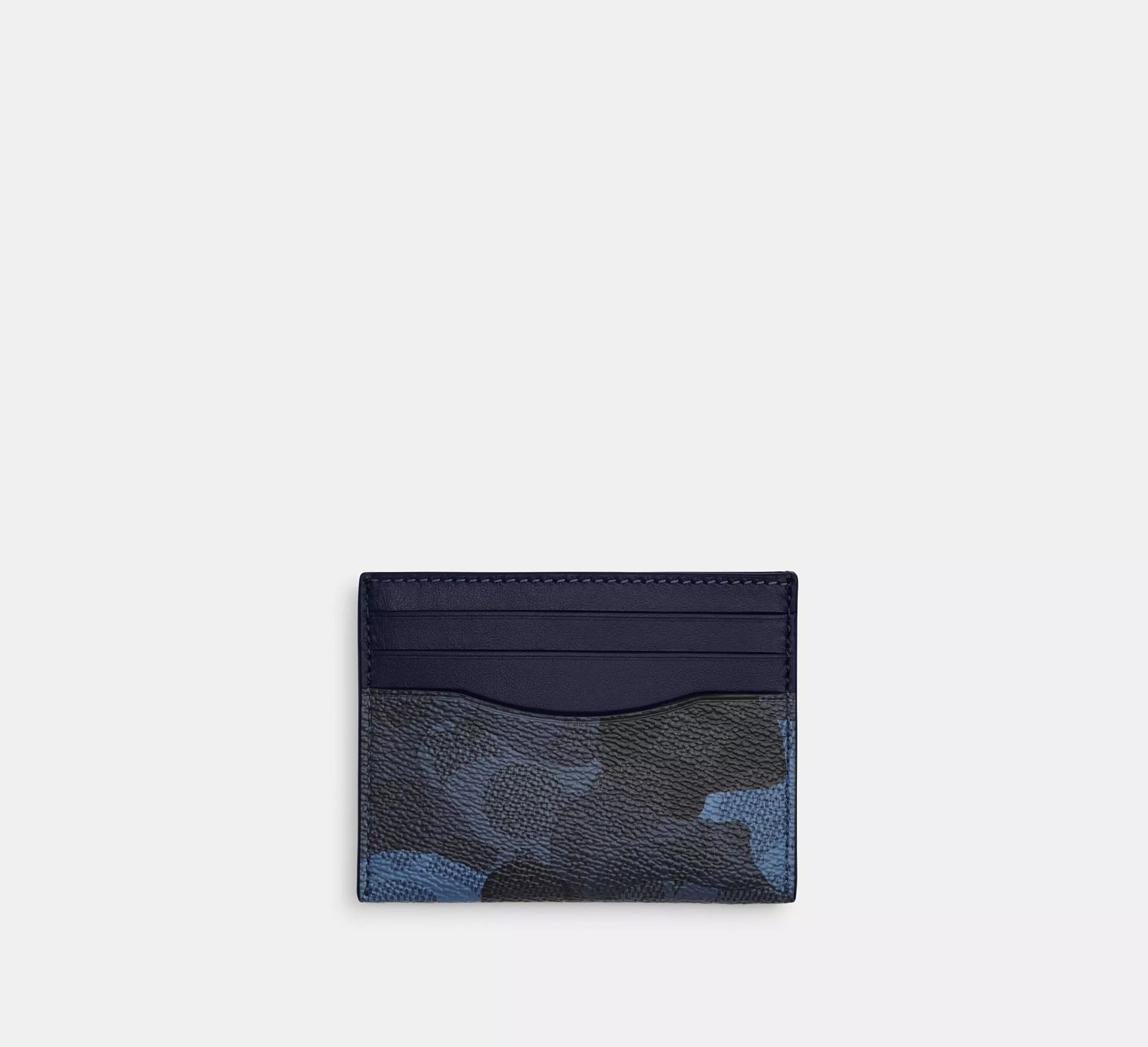 COACH Slim Id Card Case In Signature Camo Print
