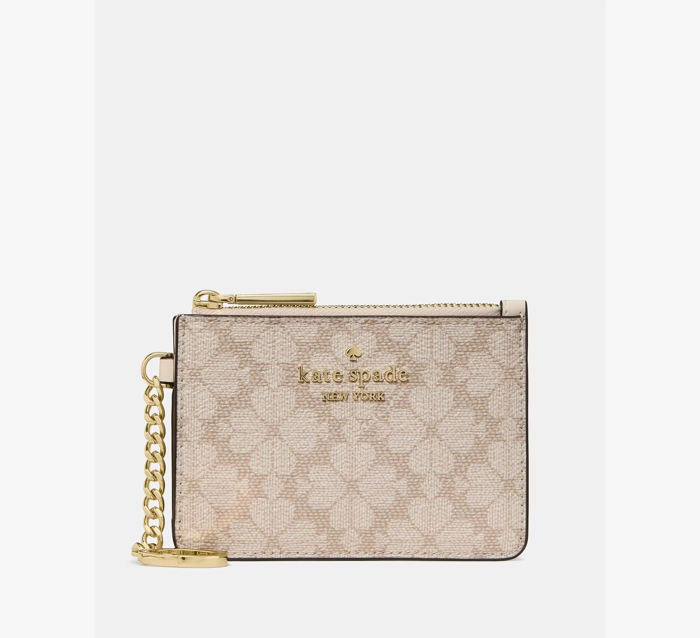 KATE SPADE Spade Flower Key Ring Card Holder