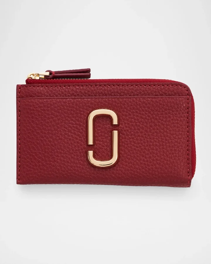 MARC JACOBS The Pebble J Marc Top Zip Multi Wallet