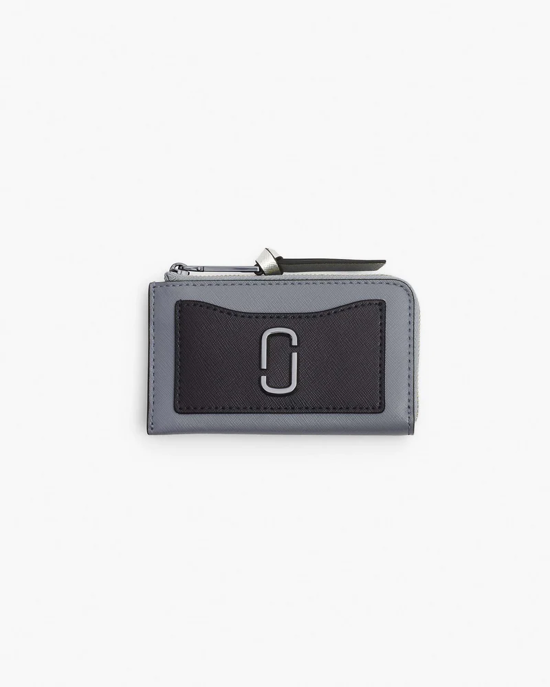 Marc Jacobs The Utility Snapshot Top Zip Multi Wallet — Wolf Grey Multi