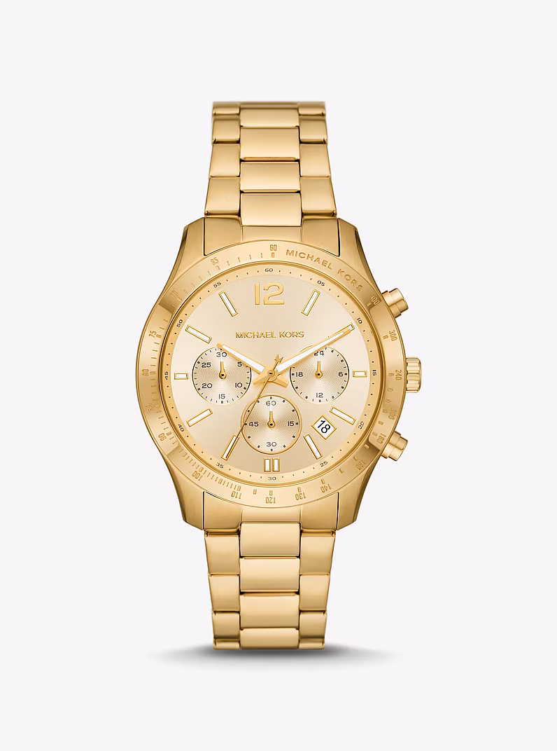 Michael Kors Oversized Berkley Gold-Tone Watch