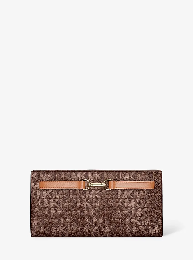 Michael Kors Carson Wallet Brown Acorn