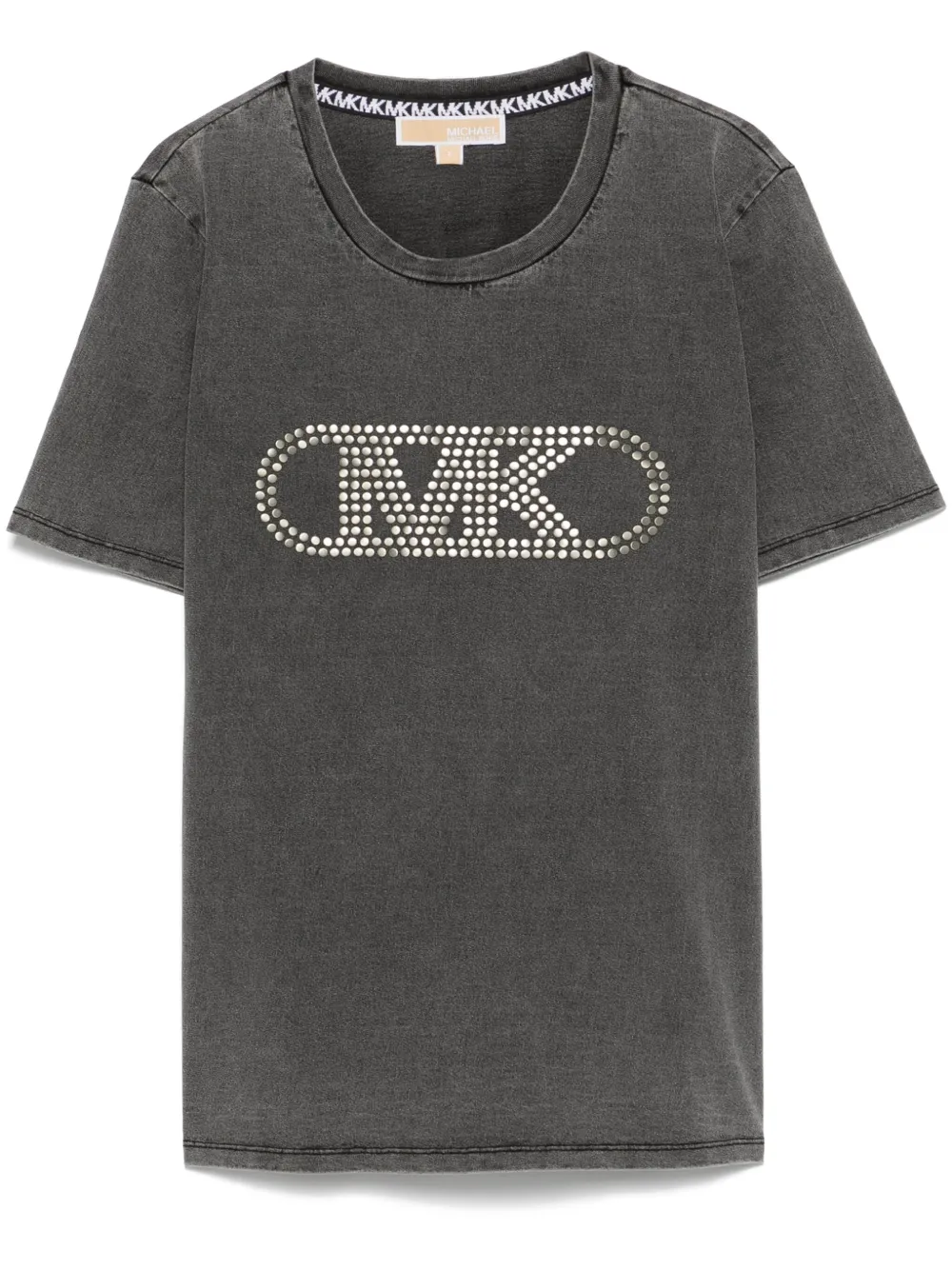 MICHAEL KORS Empire-Stud T-Shirt Size M