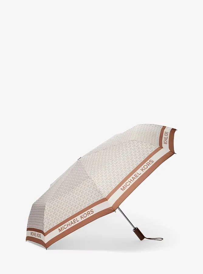 MICHAEL KORS Logo Umbrella Vanilla