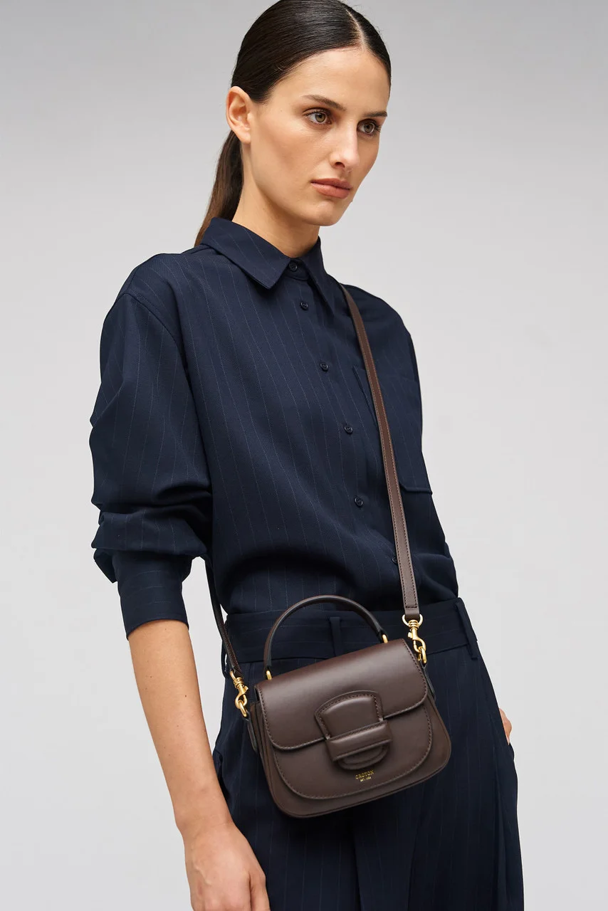 Oroton Carter Small Leather Shoulder Bag