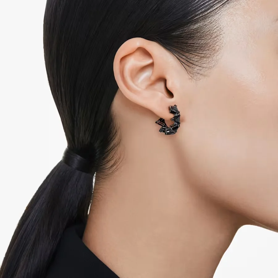 SWAROVSKI Matrix Hoop Earrings