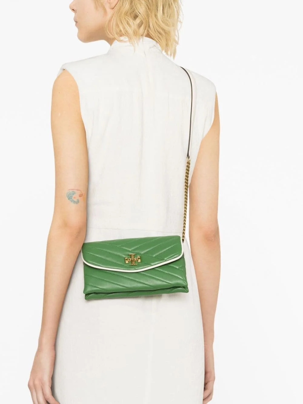 Tory Burch Kira Chevron Chain Wallet